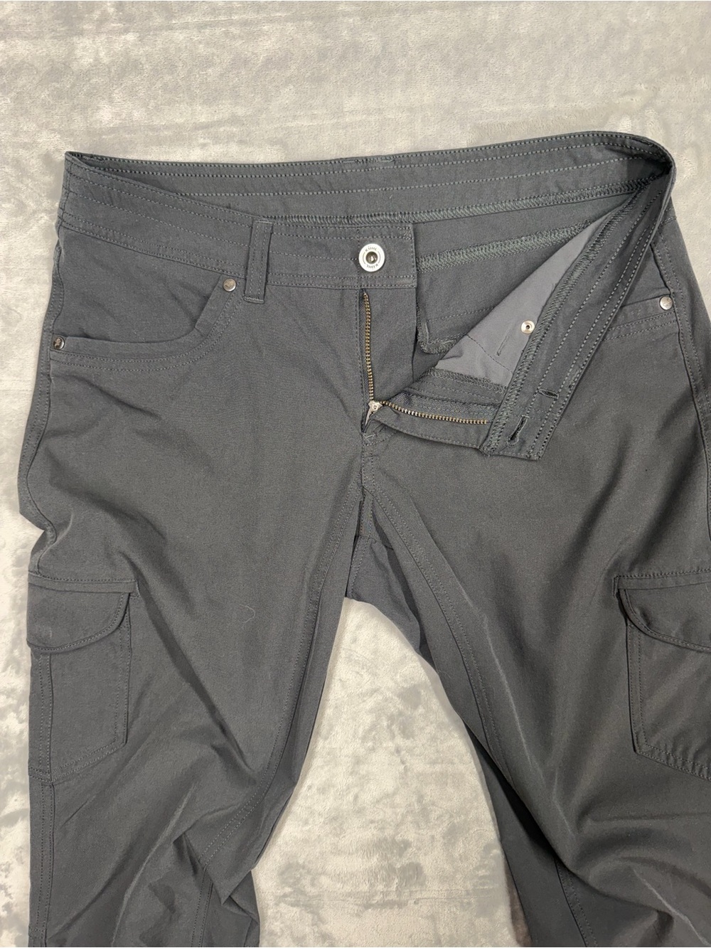 Kuhl Women's Straight Leg Cargo Pants in Dark Gray - Picture 2 of 12